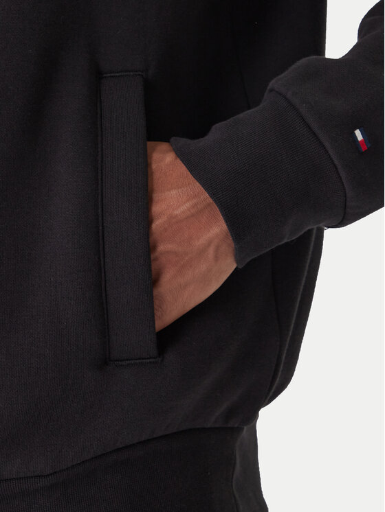 Свитшот regular fit Arch Stand MW0MW41425 Tommy Hilfiger, черный — фото 4