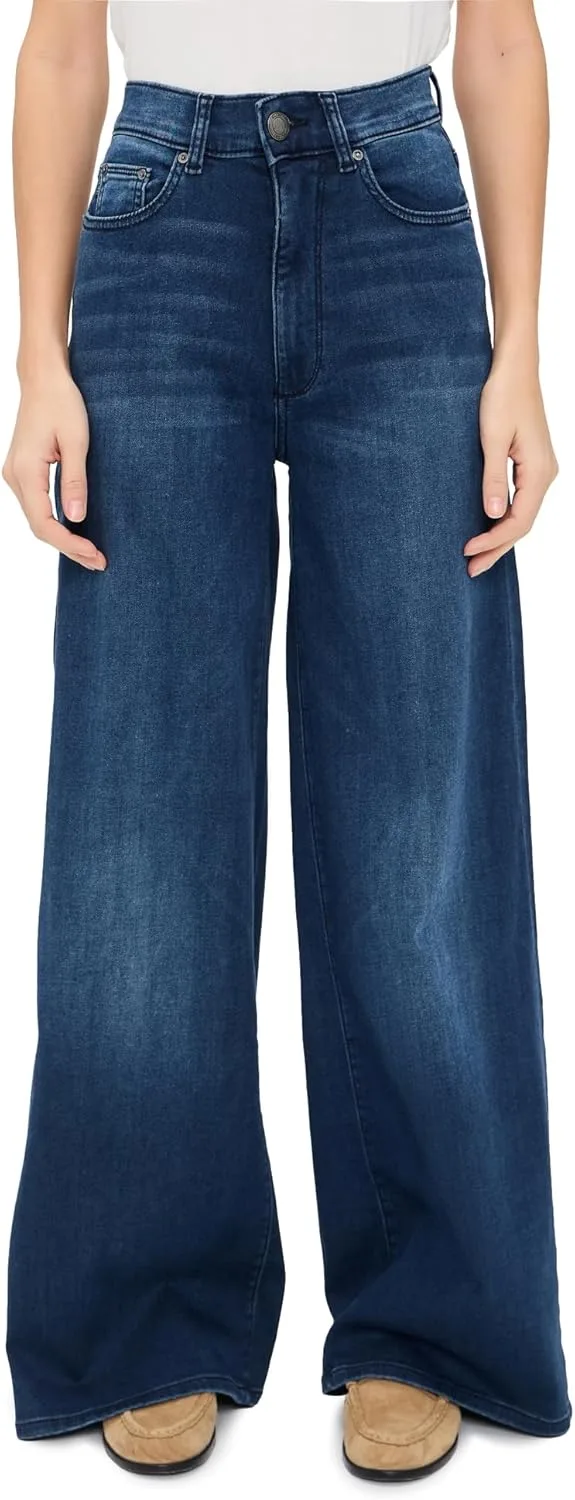 

DL1961 Женские джинсы Hepburn Wide Leg High Rise