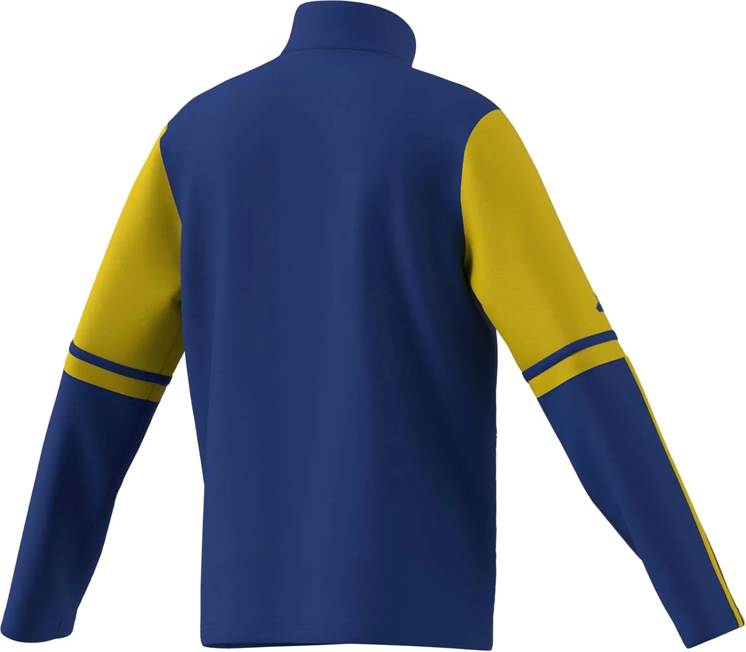 Тренировочная куртка, флисовая, adidas, Team Royal Blue/Team Yellow — фото 4