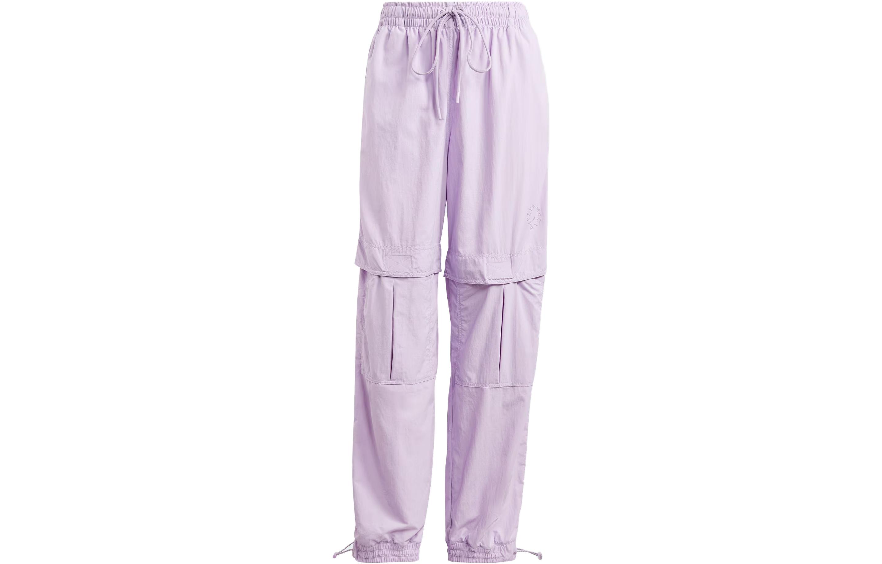 Stella McCartney X ASU Грузовые Брюки Женские Розово-Фиолетовые Adidas — фото 2