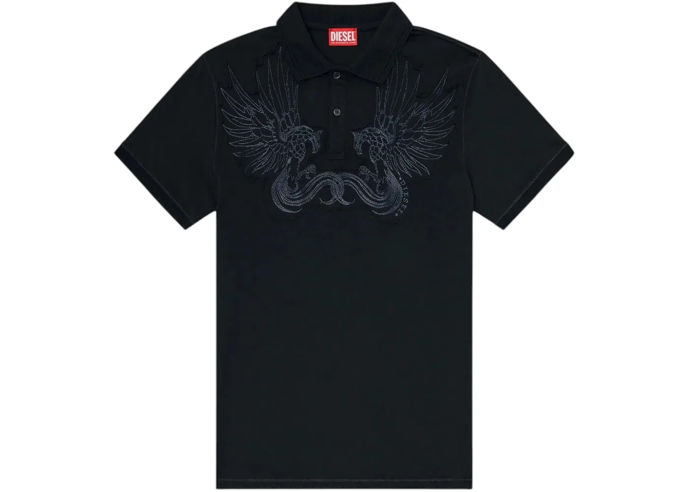 Мужское поло Diesel Polo, Off Black