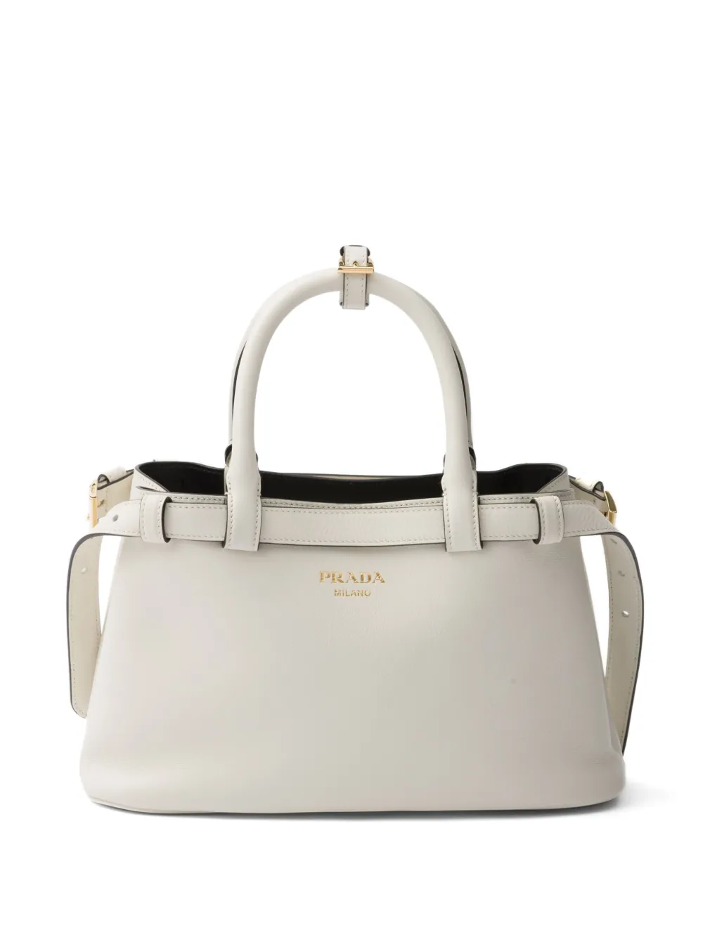 

Маленькая сумка с ремешком Prada, белый