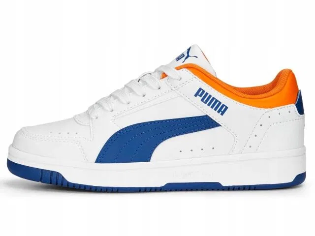 Детские кроссовки с верхом из искусственной кожи Rebound Joy LOW JR Puma, Weiß — фото 3