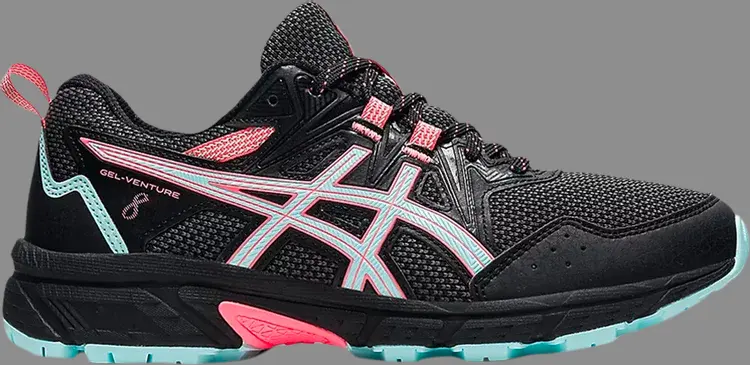 

Кроссовки wmns gel venture 8 'black clear blue' Asics, черный