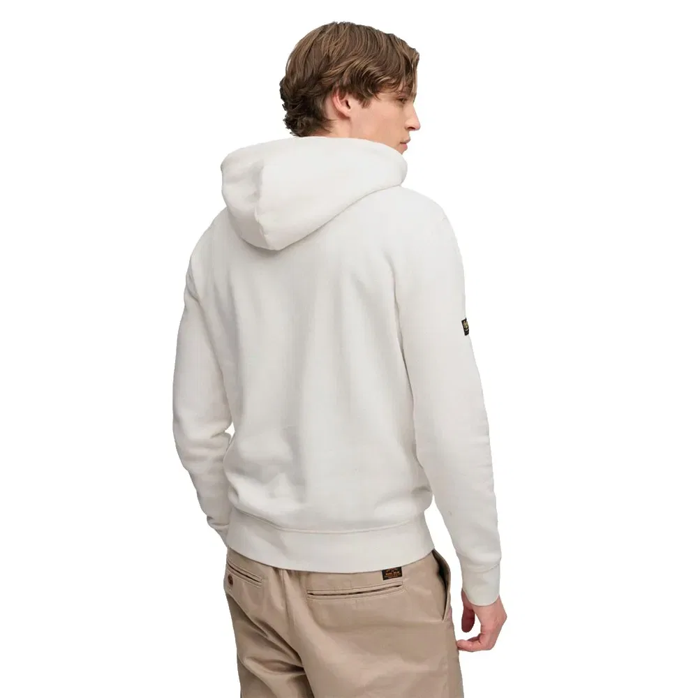 Мужской свитшот с капюшоном Vintage Logo Classic Superdry, White — фото 2