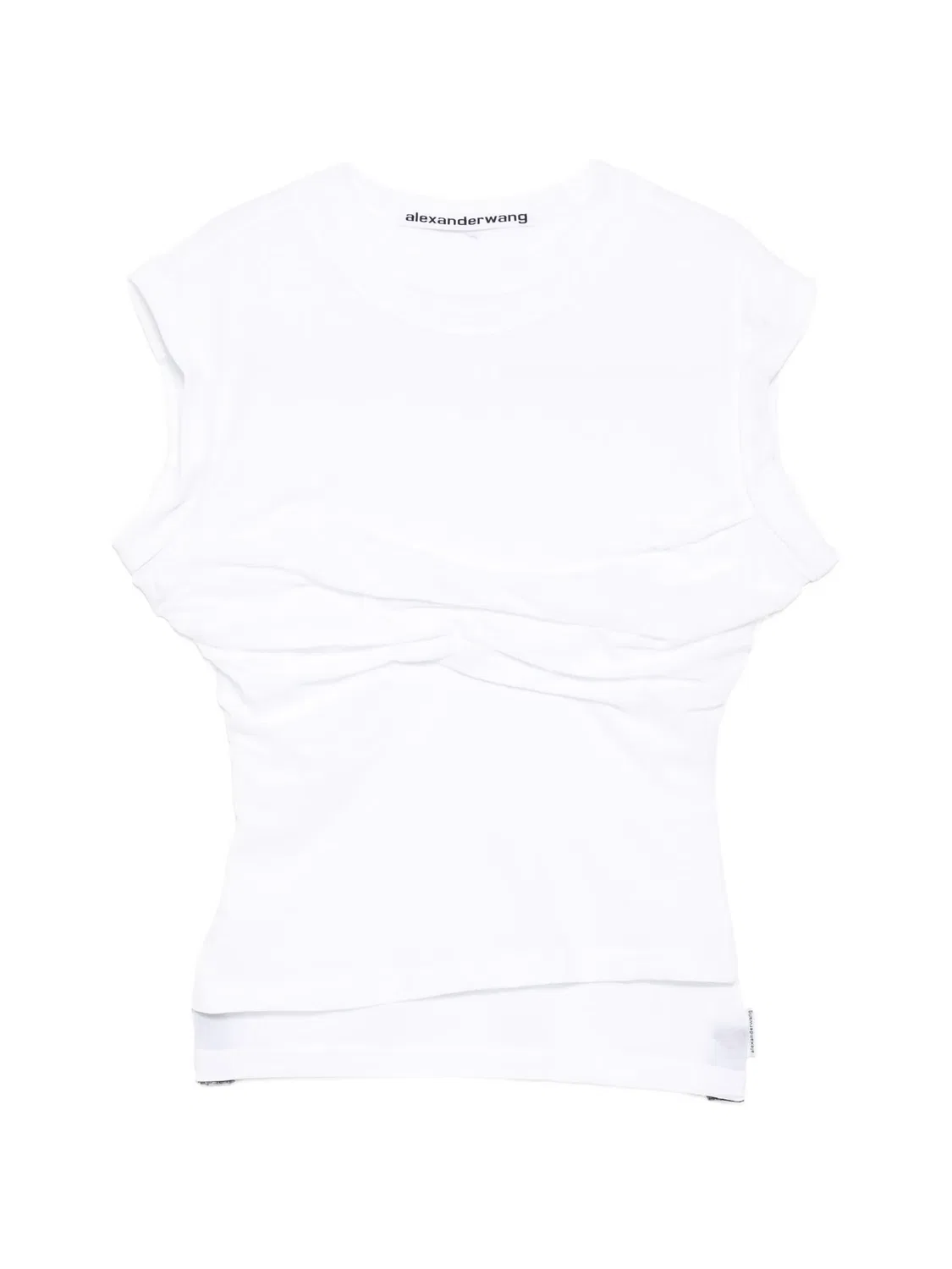 Многослойный топ Alexander Wang, белый