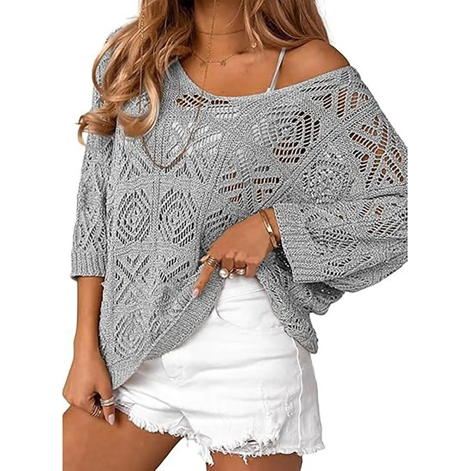 Женская туника с принтом Hippie Tunic, Argento