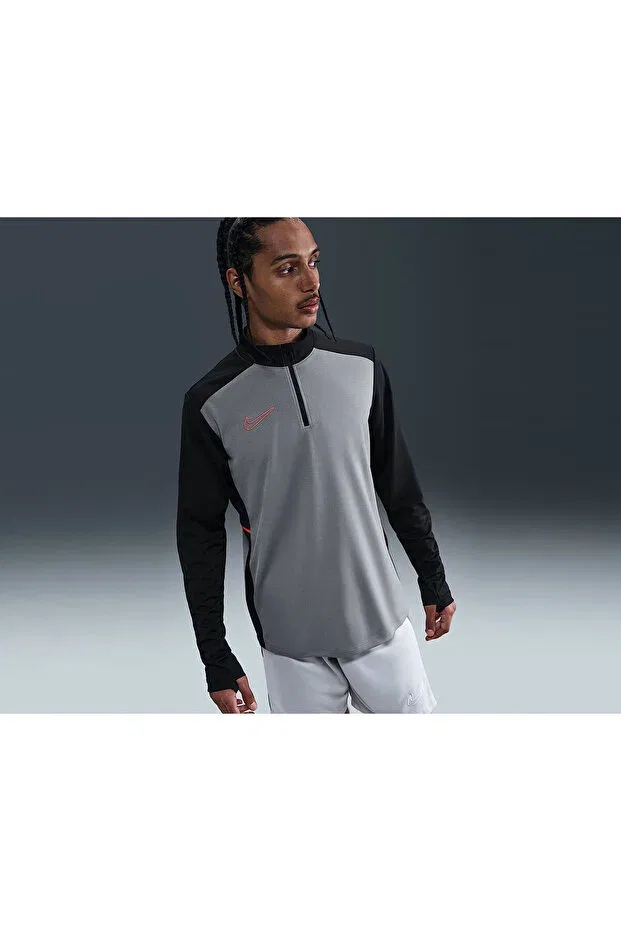 Мужская футболка с длинным рукавом для футбола Nike, Black