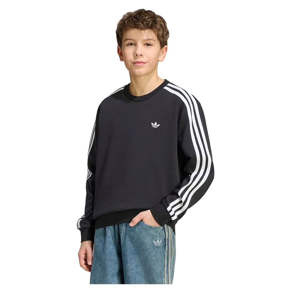 Свитшот свободного кроя Adidas Originals, черный