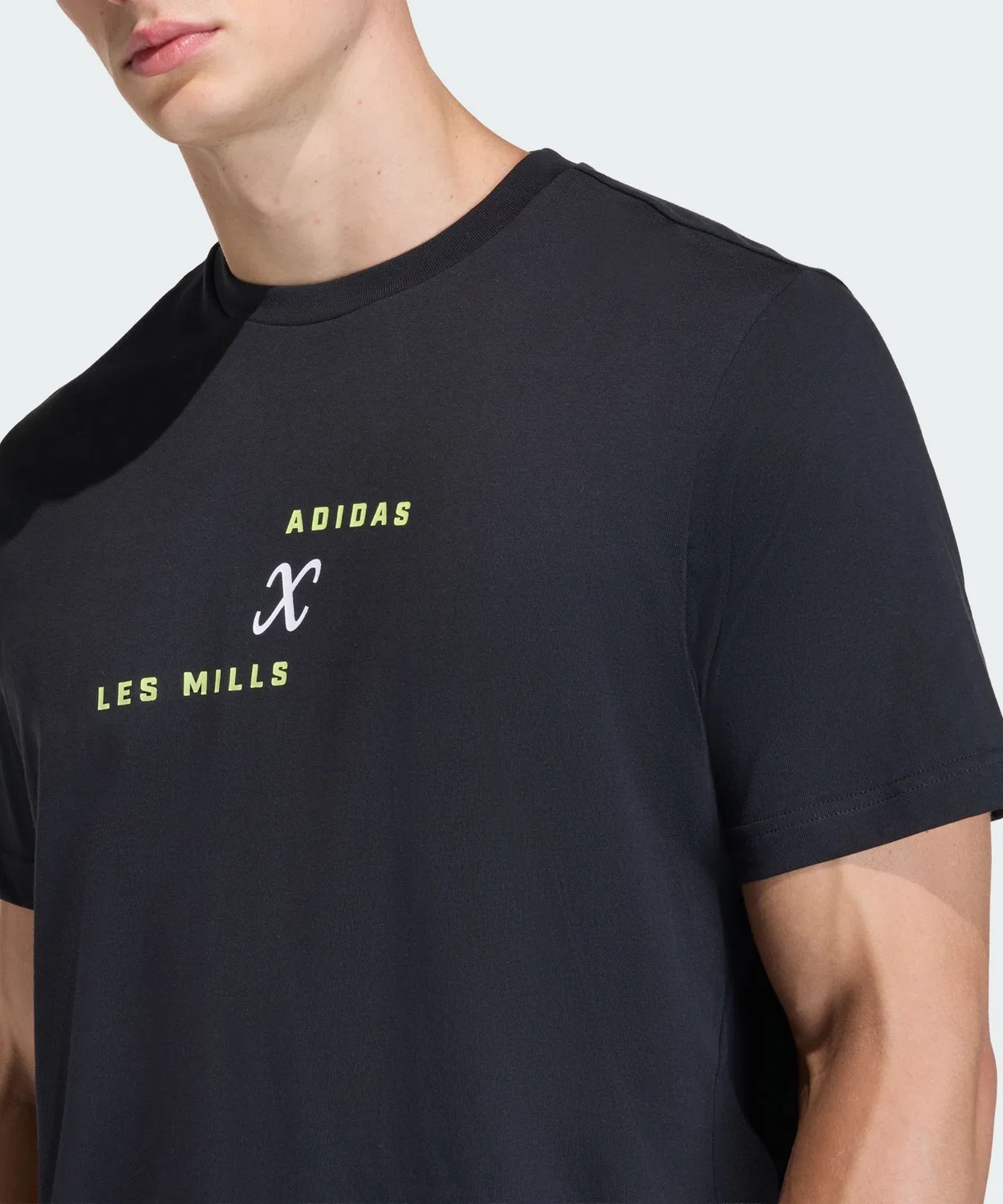 Мужская футболка свободного кроя с графическим принтом One Tribe Adidas, Black — фото 4