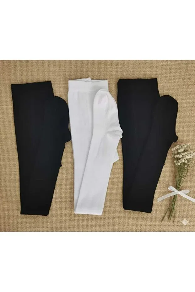 Детские колготки хлопковые Basics Moonrise Socks, Black And White
