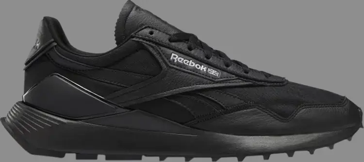 

Кроссовки classic leather legacy az 'core black' Reebok, черный