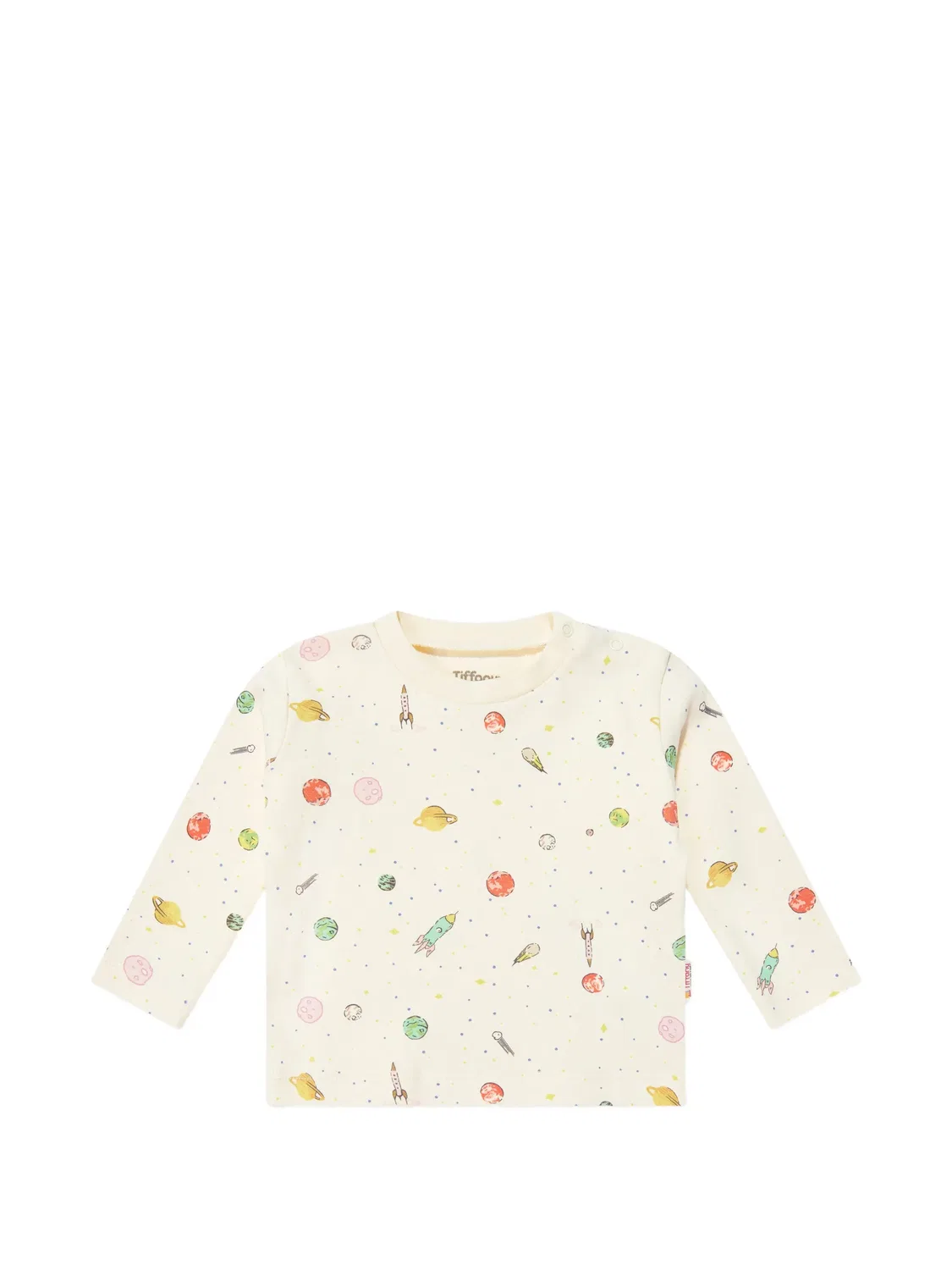 Комплект из топа и брюк с принтом Tiffany Kids, нейтральные цвета — фото 3