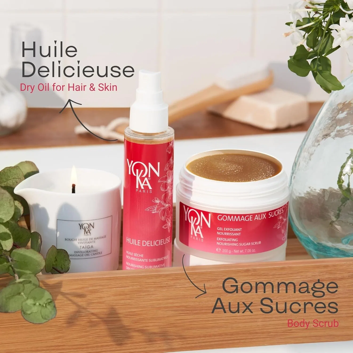 Сухое масло для тела Yonka Huile Delicieuse Nourishing Sublimative, Jasmine, 100 мл — фото 3
