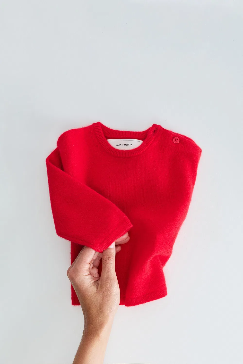 ZARA TIMELESS - Свитер из 100% кашмира, Red — фото 4