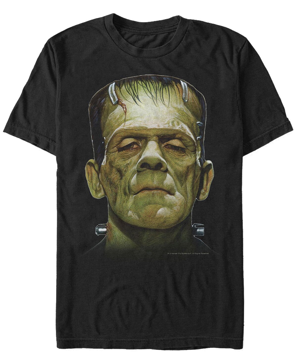 

Мужская футболка с коротким рукавом universal monsters big frank Fifth Sun, черный