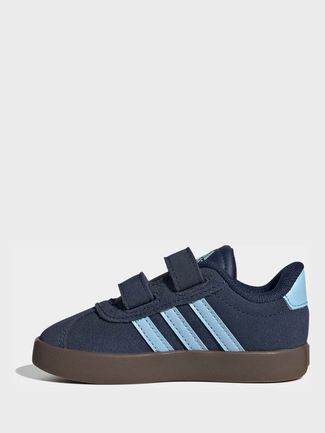 Кроссовки детские VL Court 3.0 adidas, темно-синий — фото 2