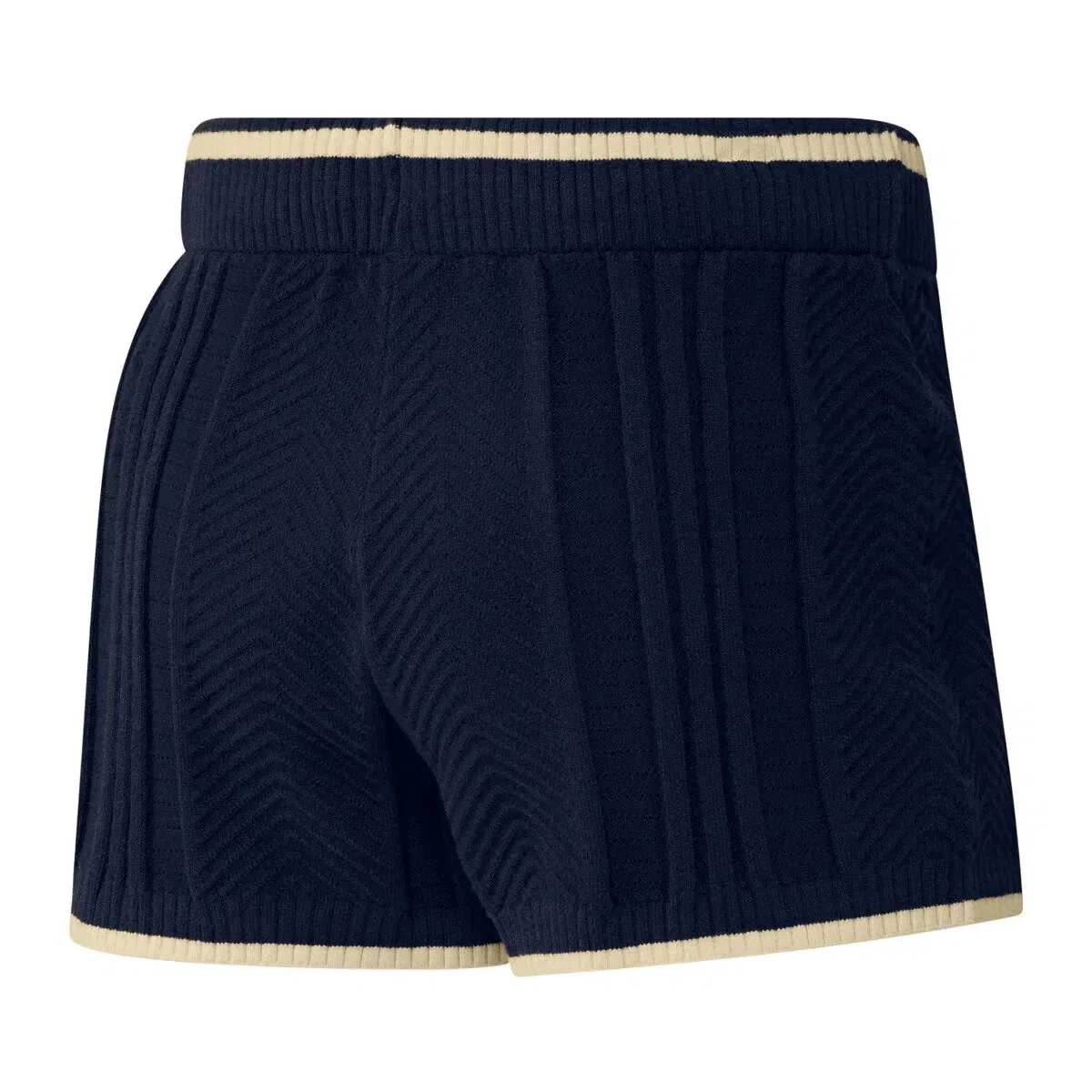 Женские шорты из трикотажа с переплетением Pinstripes and Cable Knit Sport Pack adidas, Azul — фото 2