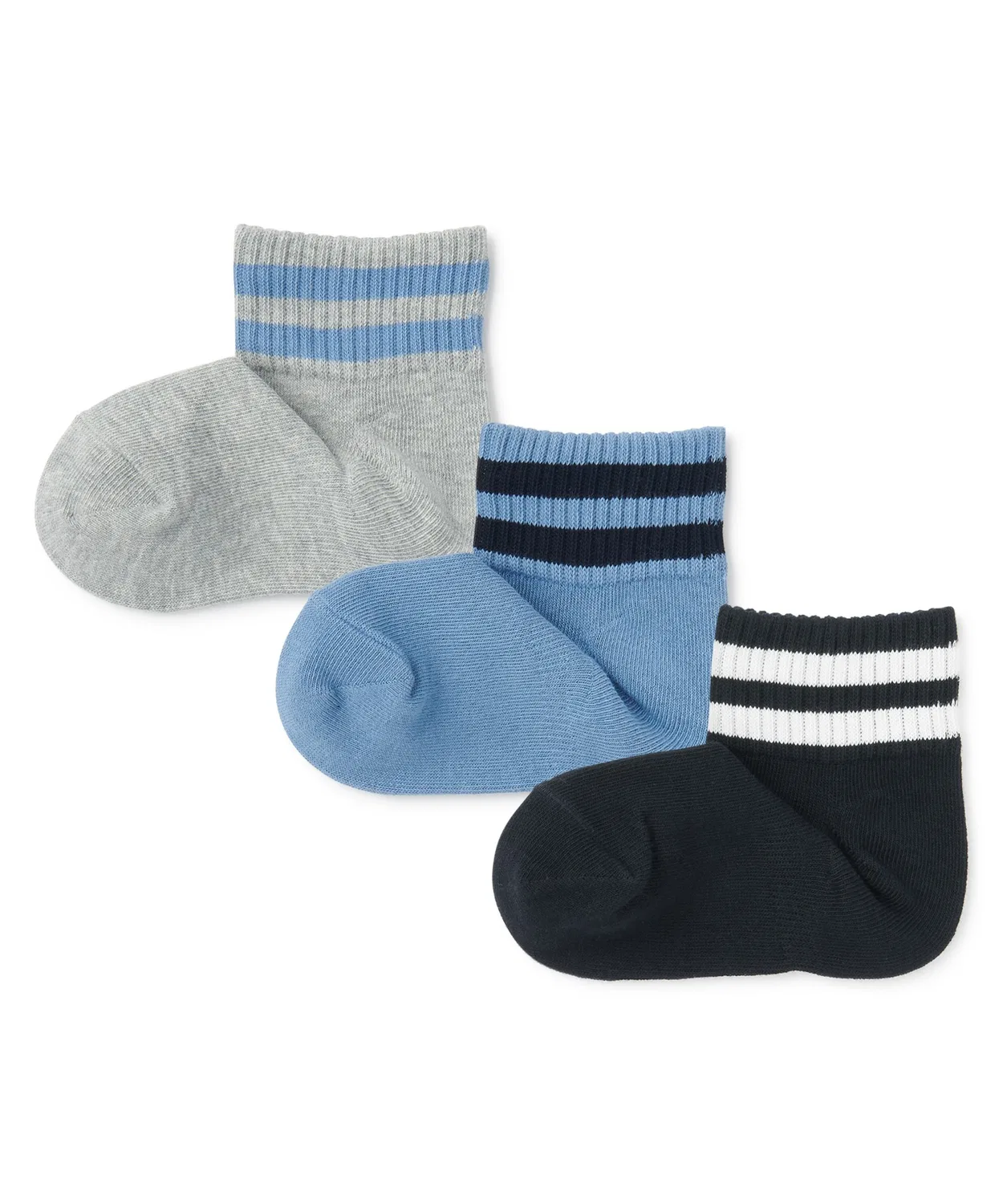 Детские носки с принтом, комплект из 3 пар MUJI, Blue