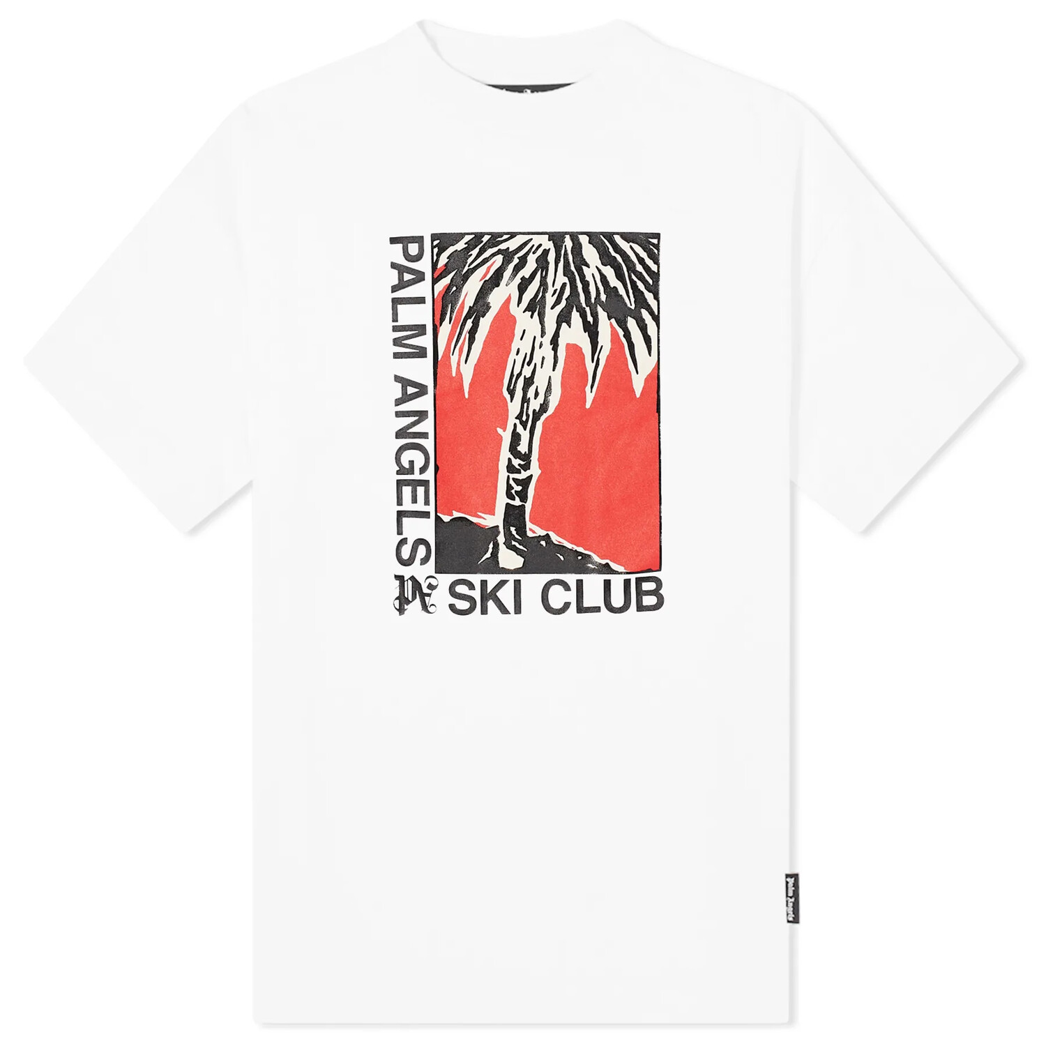 

Футболка Palm Angels Ski Club, белый