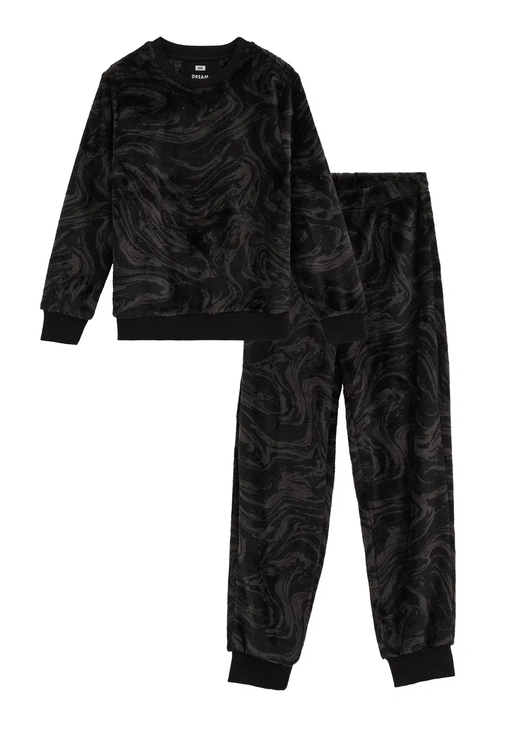 Комплект - пижама We Fashion, Black — фото 4