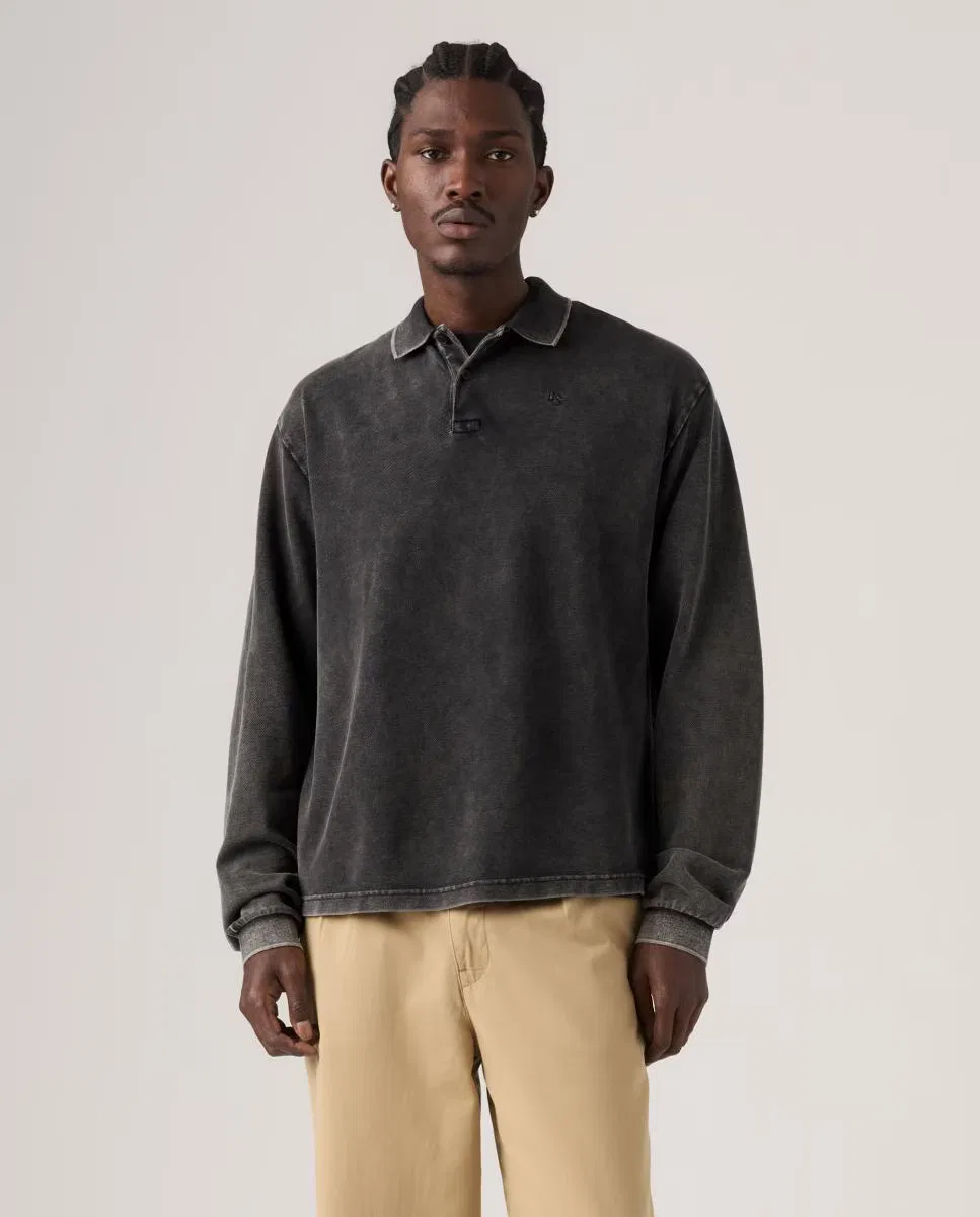 Рубашка с длинным рукавом, Polo, Levi's, темно-серый