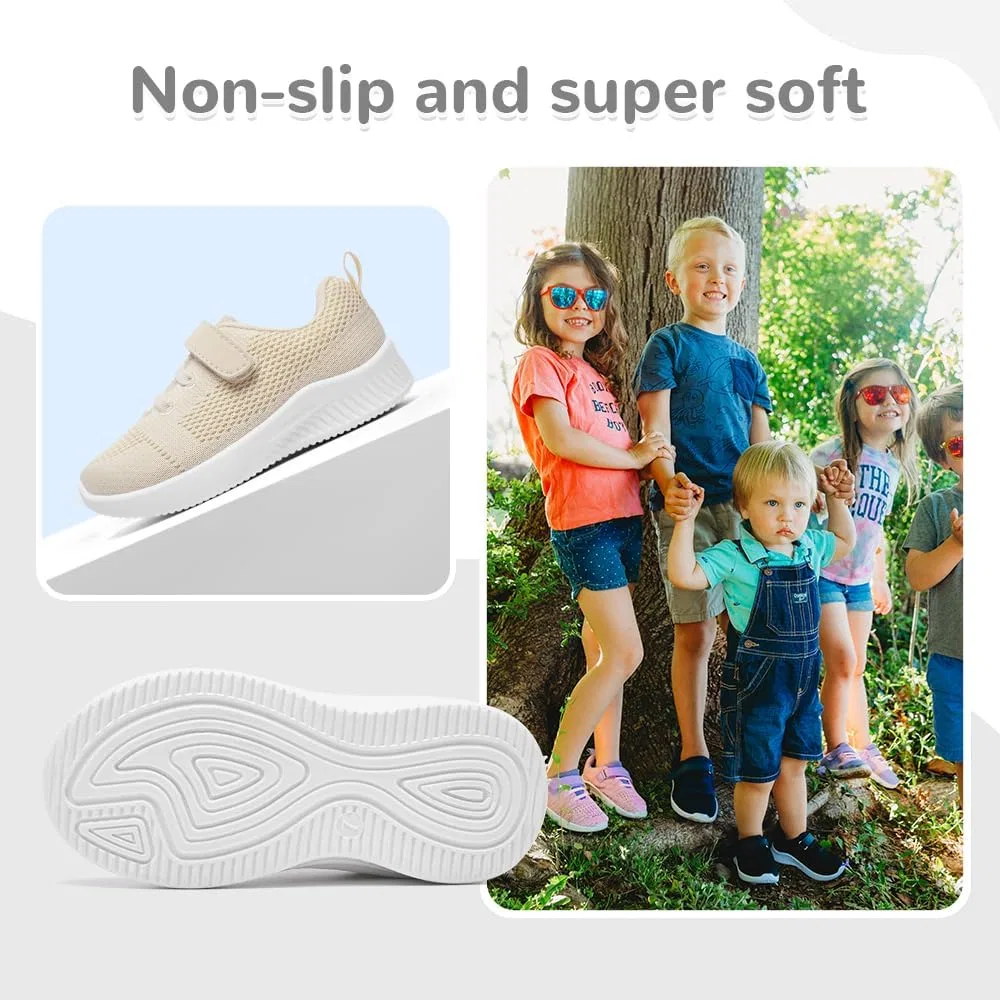 Детские кроссовки для бега и ходьбы nerteo, Beige — фото 4