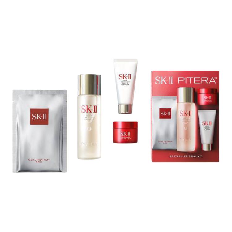 Набор для знакомства с масками для лица sk ii pitera miracle water сыворотки увлажняющий успокаивающий комплект из 4 предметов SK-II — фото 2