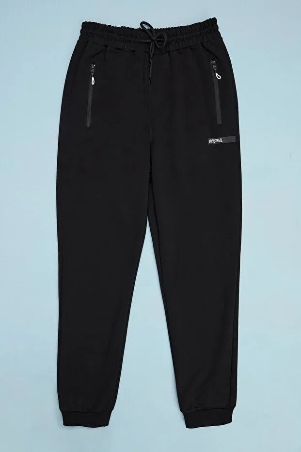 Детские спортивные штаны с принтом Jogger Sweatpants Fulla Moda, Black