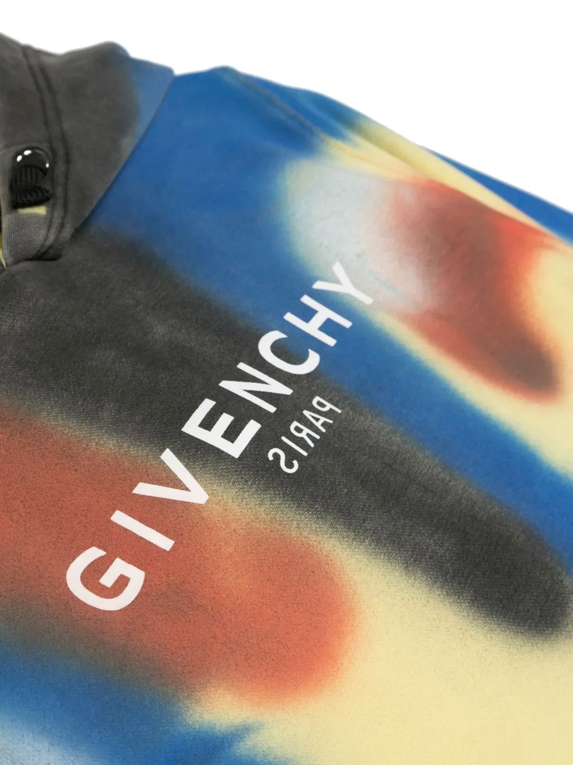 Худи с эффектом граффити и логотипом Givenchy, мультиколор — фото 3