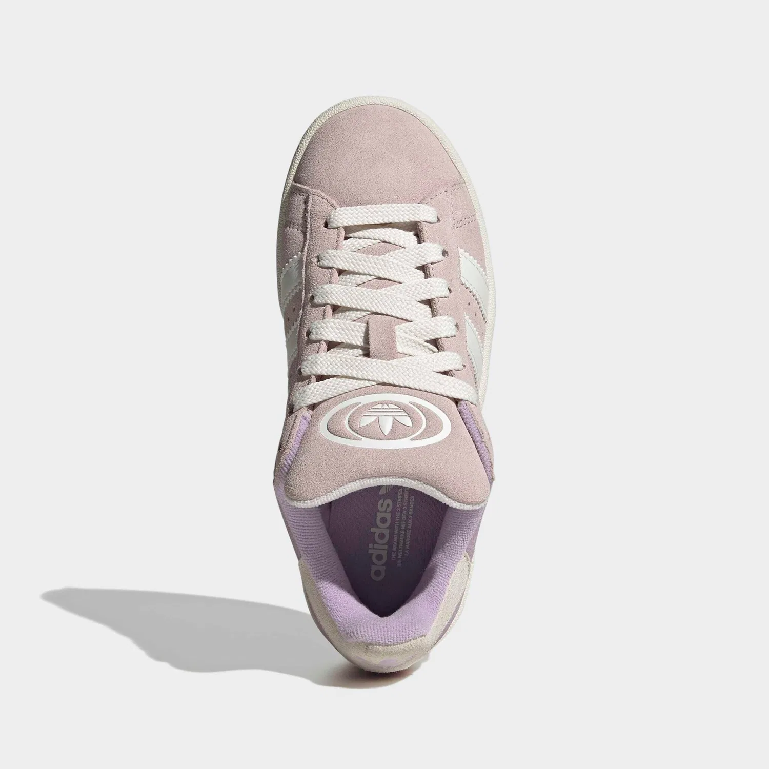 Детские кроссовки с градиентом Campus 00s Adidas Originals, Almost Pink/Core White/Powder Plum — фото 4