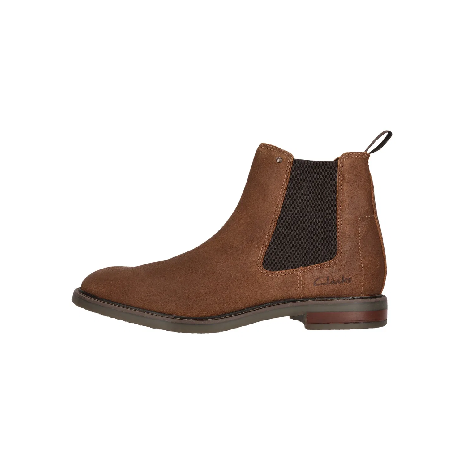 Детские ботинки с эластичным входом Clarks Jaxen Easy, Brown — фото 2