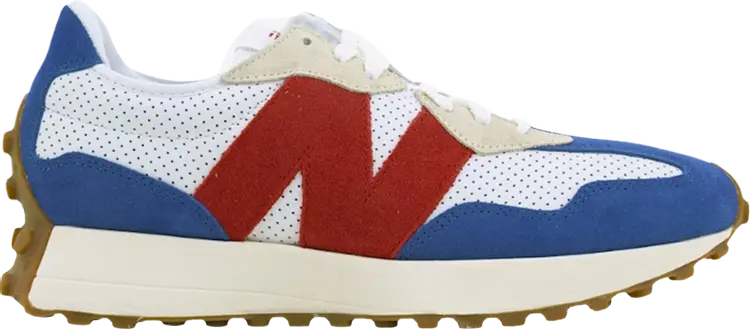 

Лимитированные кроссовки New Balance 327 'White Blue Red' JD Exclusive, белый