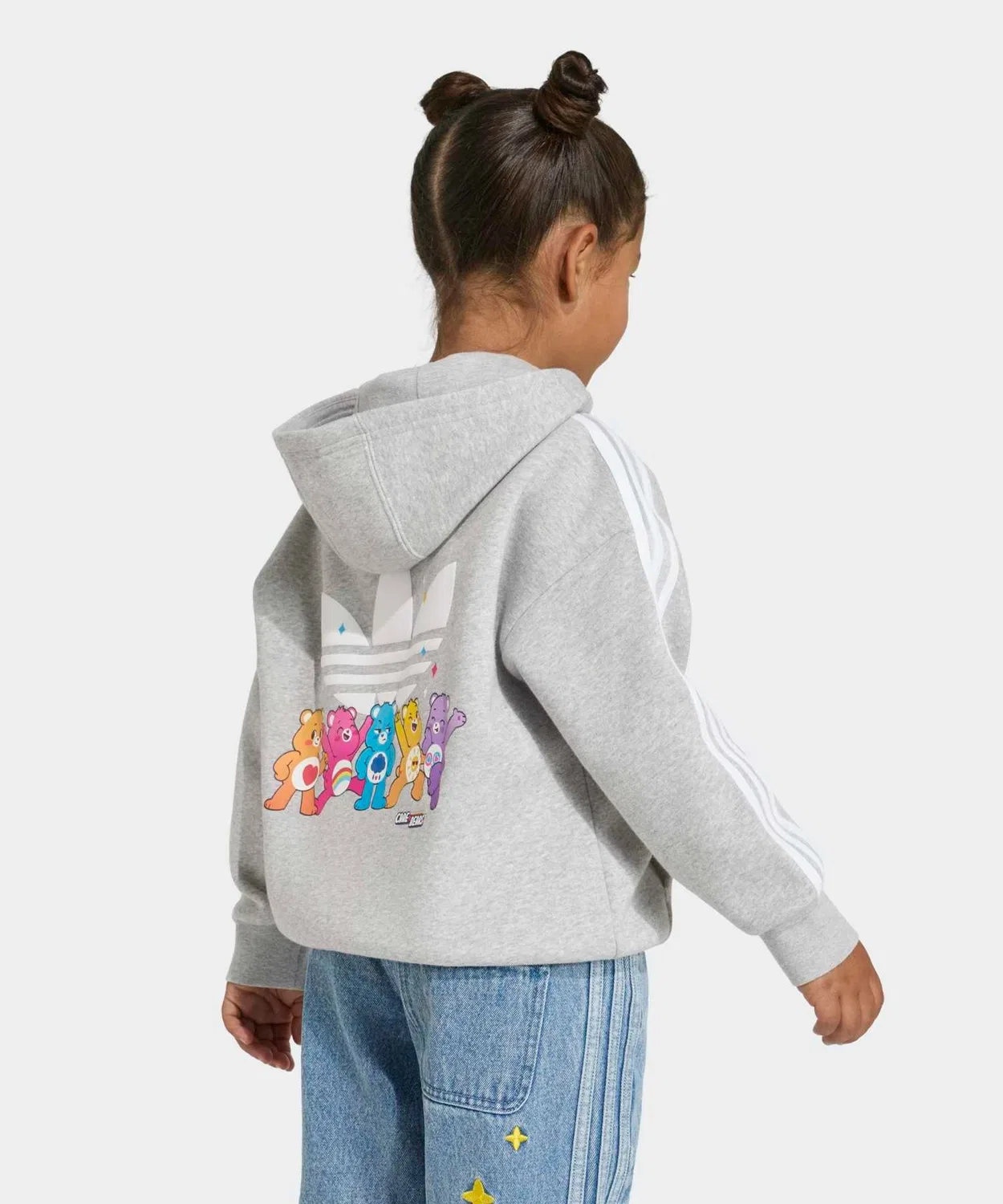 Детский оверсайз-худи с принтом Care Bears, модель KS4207 Adidas, Grey — фото 2