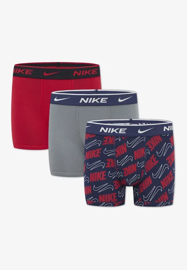 Комплект из 3 боксерских трусов Nike Sportswear, красный/темно-синий