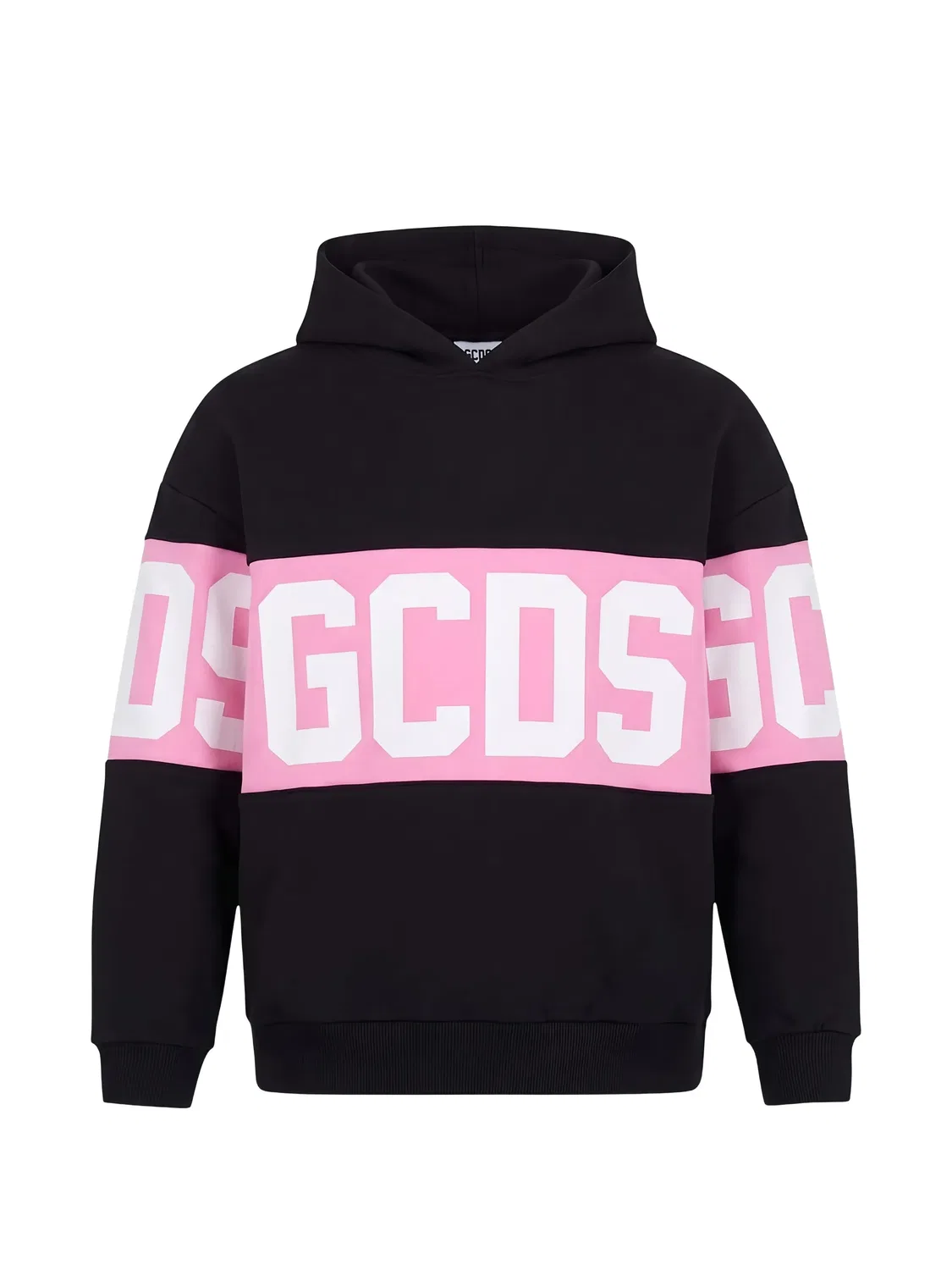 GCDS Худи с логотипом, черный
