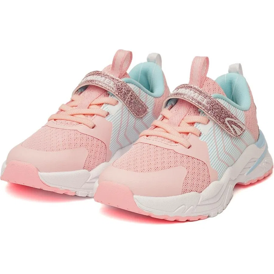 Кроссовки детские с дышащей структурой Hml Malone Jr. Hummel, Розовый — фото 4