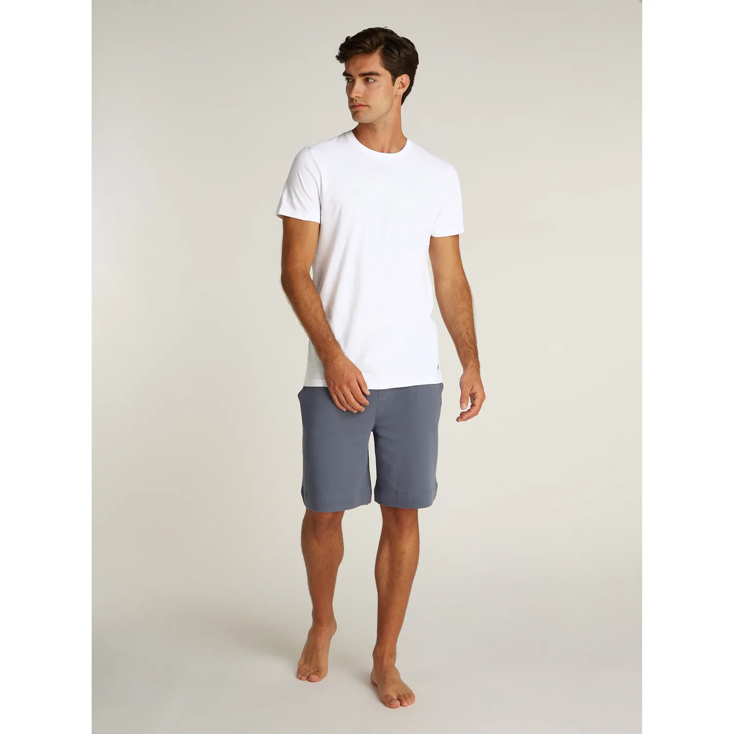Детские хлопковые футболки с круглым вырезом Calvin Klein Underwear, White — фото 4