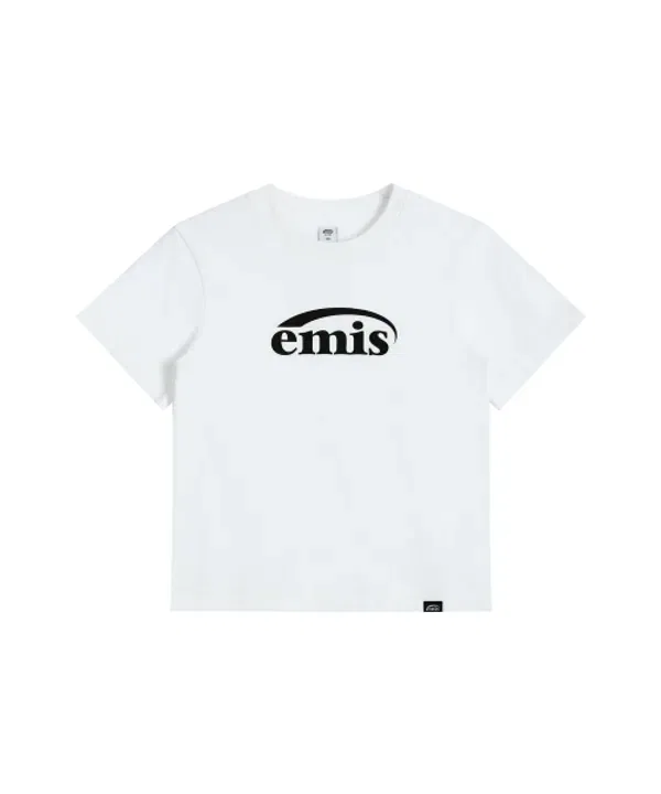 Футболка с логотипом Emis, белая
