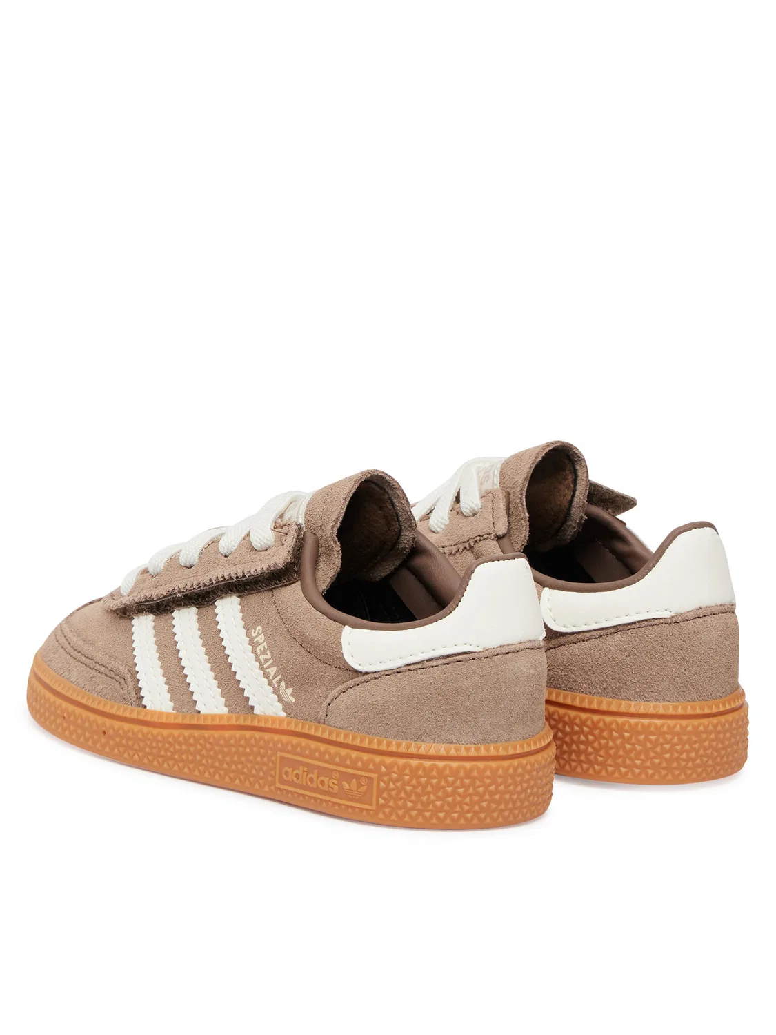 Кроссовки для мальчика Handball Spezial Comfort Closure Elastic Lace Adidas, коричневый — фото 3