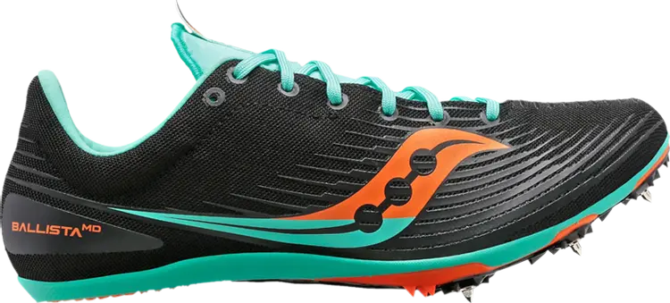 Кроссовки Saucony Wmns Ballista MD Black Cool Mint, черный