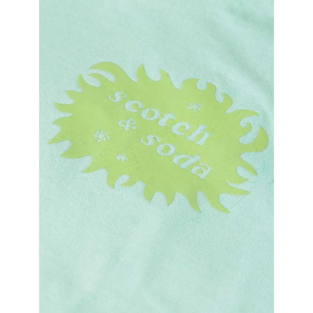 Детская футболка с принтом 183101 Scotch & soda, Green — фото 3