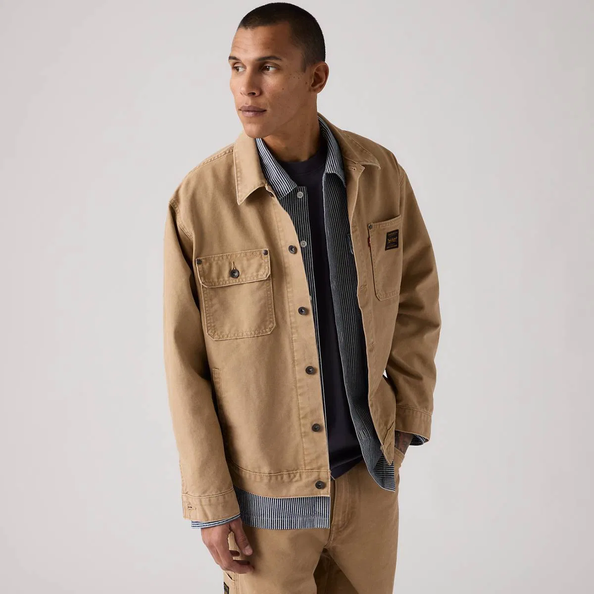 Холщовая куртка дальнобойщика «Восход солнца» Levi's, Tiger'S Eye - Brown