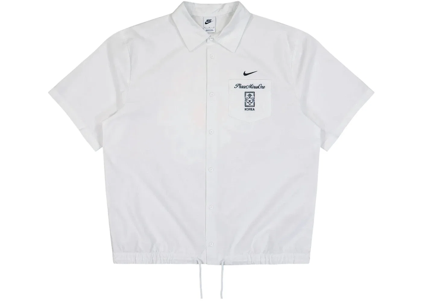 Мужская рубашка-поло с коротким рукавом PEACEMINUSONE Nike, White