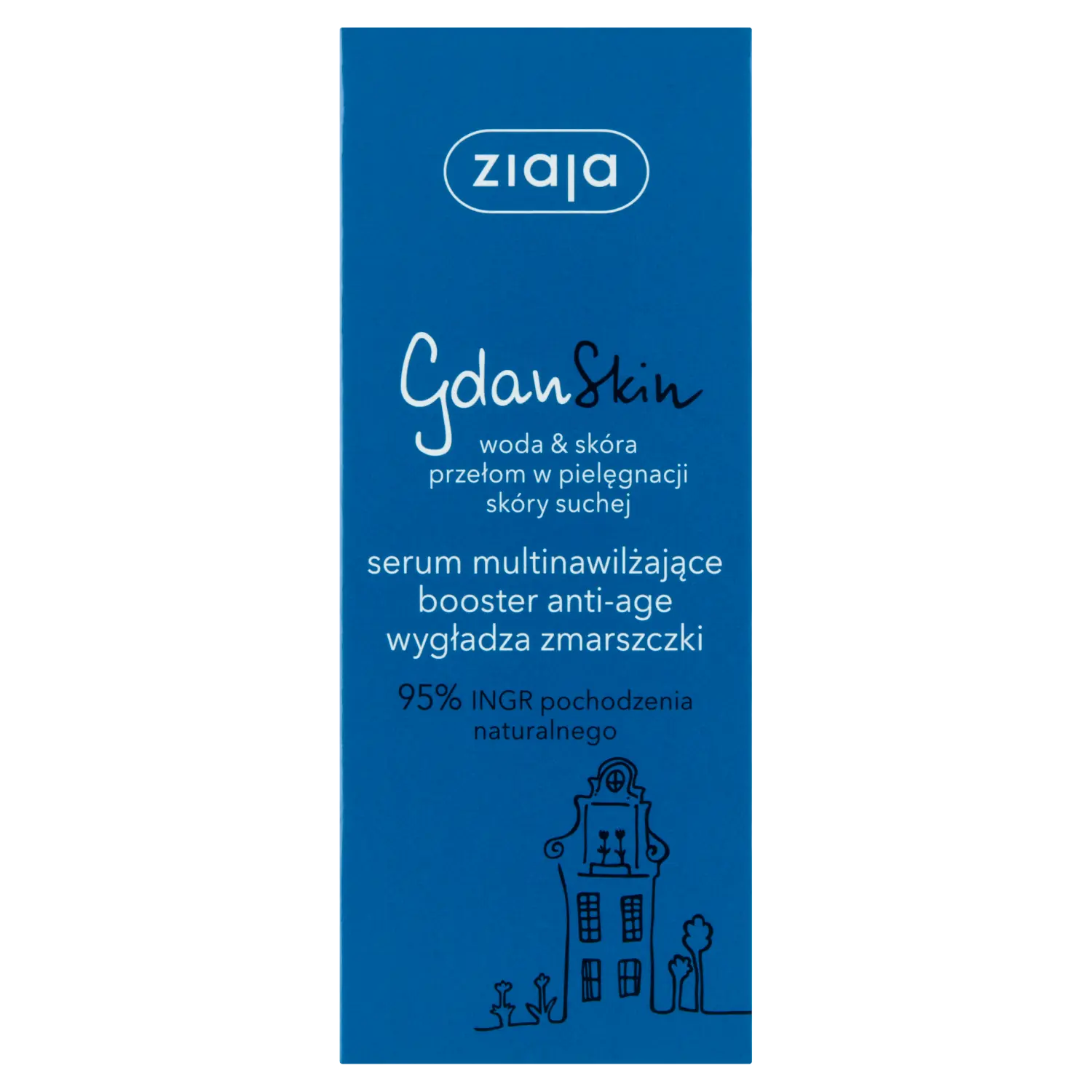 Бустер Ziaja — GdanSkin для лица мультиувлажняющая антивозрастная разглаживающая морщины, 50 мл — фото 2