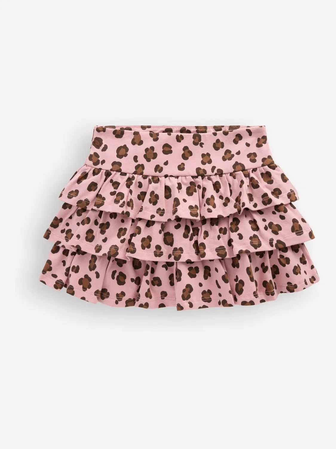 Юбка с воланами, джерси, Pink Frill Boden, розовый