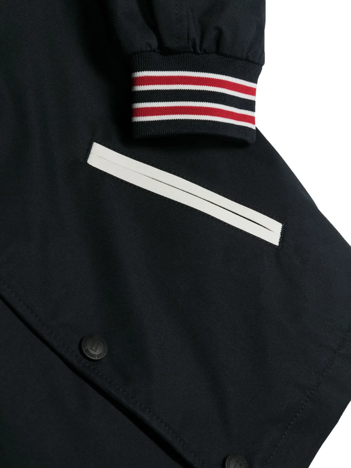 Бомбер с Логотипом в Цвете Полуночи Tommy Hilfiger, синий — фото 3