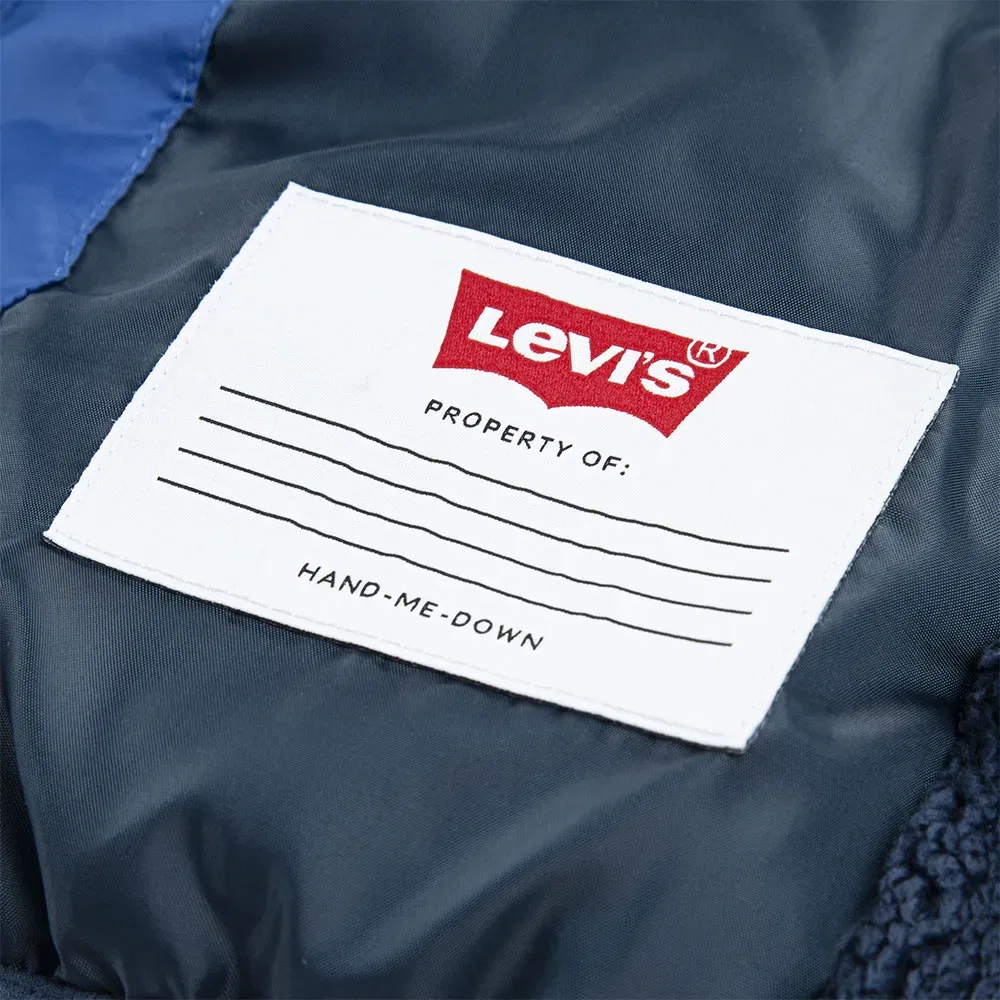 Детская куртка для мальчиков с флисовой подкладкой Levi's, Blue — фото 4