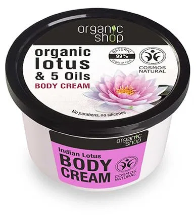 Крем для тела Organic Shop Indian Lotus, 250 мл