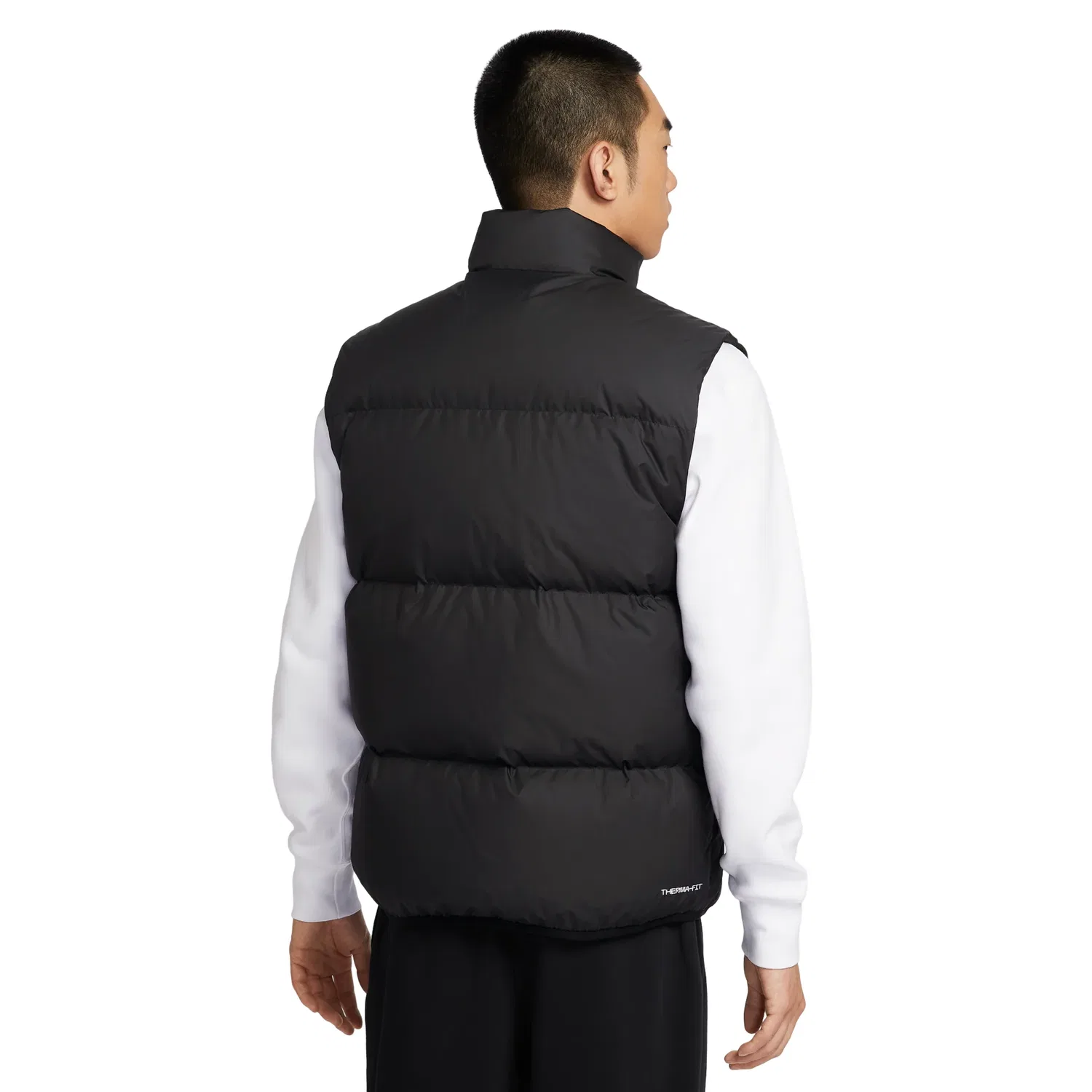 Мужской жилет Club Therma Fit Padded Vest 'Black White' Nike, Black/White — фото 4